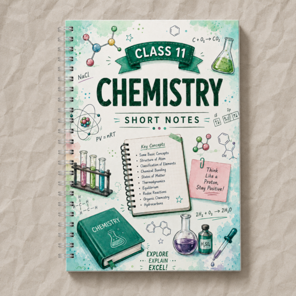 Class 11 Chemistry Short Notes (Physical, Organic & Inorganic)