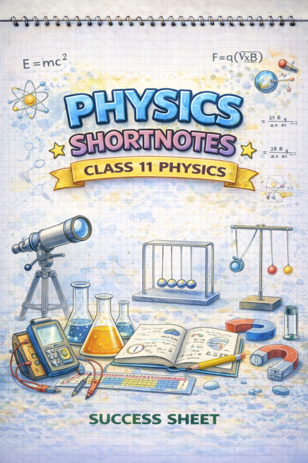 Class 11 Physics Short Notes (Boards + Competitive Base)