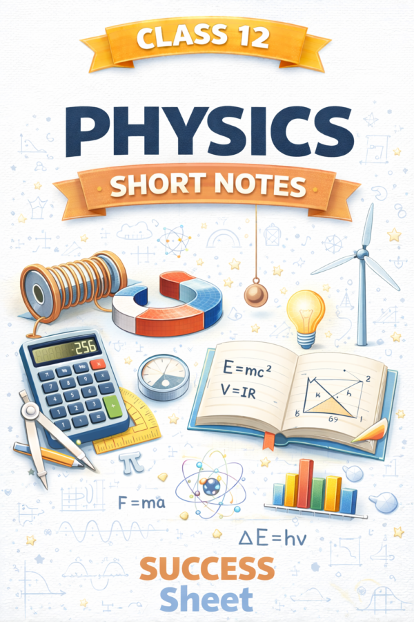 Class 12 Physics Short Notes (Boards Oriented)