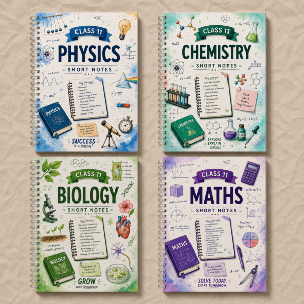 Class 11 PCMB Complete Combo – Physics + Chemistry + Maths + Biology